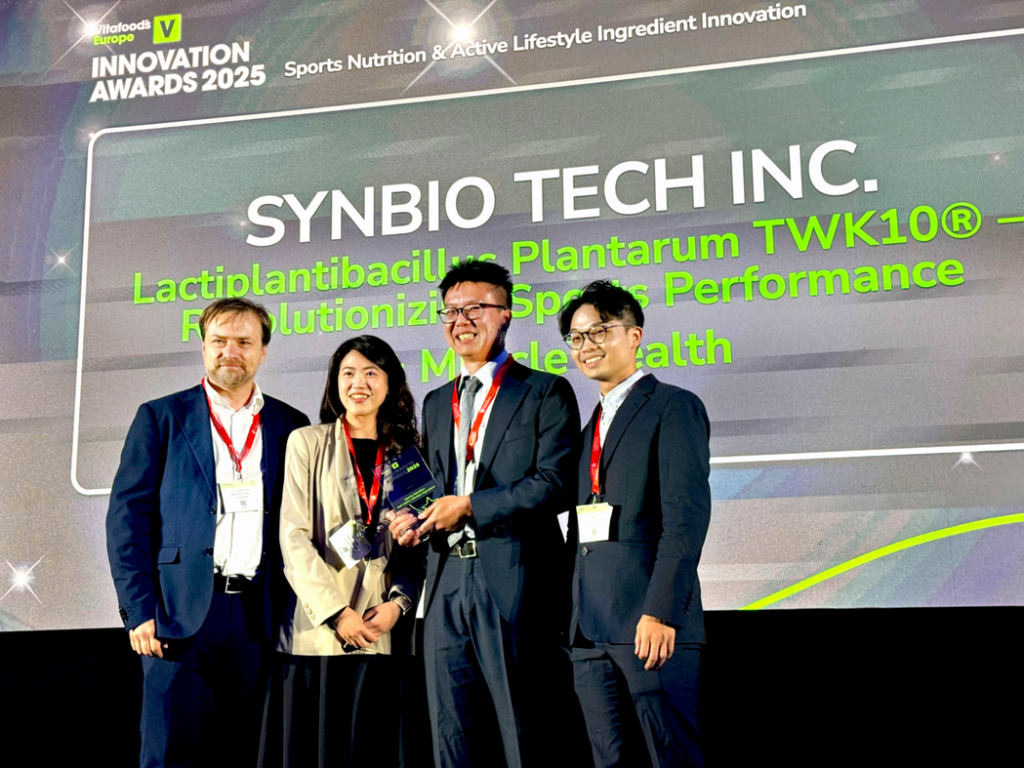 TWK10®奪歐洲創新大獎　開啟益生菌跨足運動與銀髮營養市場新里程碑